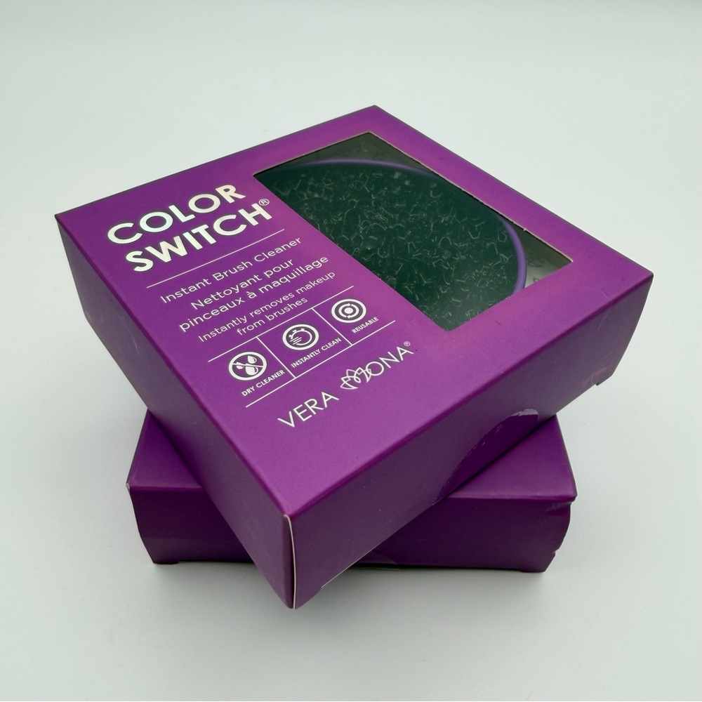 Vera Mona Color Switch Instant Brush Cleaner‎ 2-Pack Makeup Brush Cleaner Set